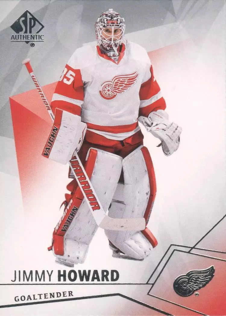 2015-16 SP Authentic #4 Джимми Ховард. Детройт Ред Уингз