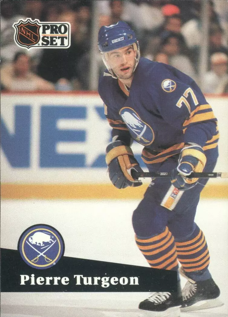 1991-92 Pro Set #15 Пьер Таржон. Баффало Сейбрз