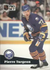 1991-92 Pro Set #15 Пьер Таржон. Баффало Сейбрз