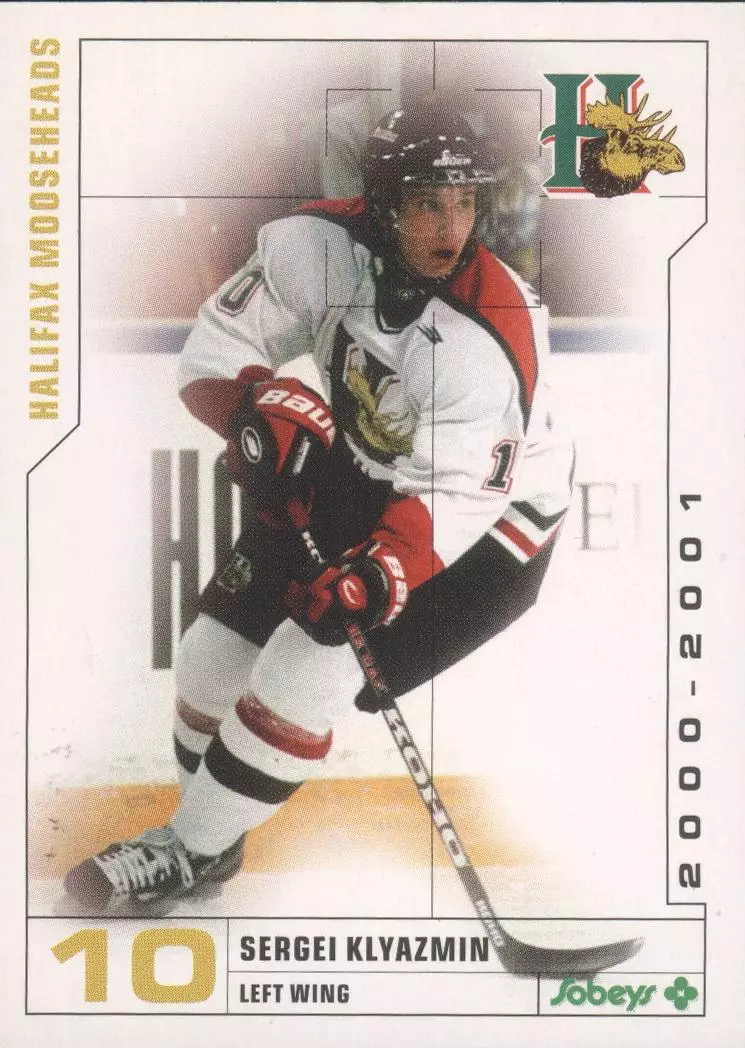 2000-01 Halifax Mooseheads #10 Сергей Клязьмин