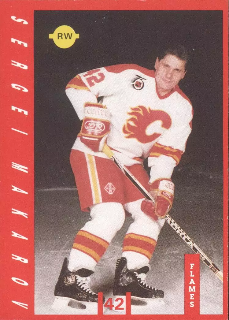 1991-92 Calgary Flames IGA #9 Сергей Макаров