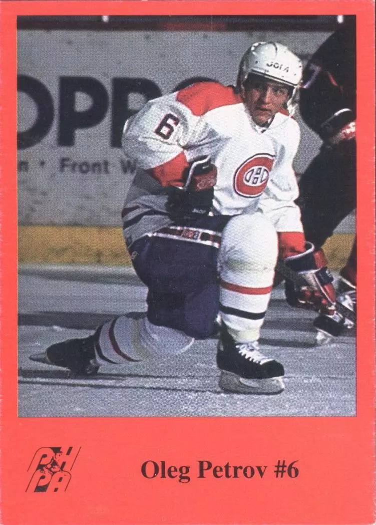 1993-94 Fredericton Canadiens NNO Олег Петров