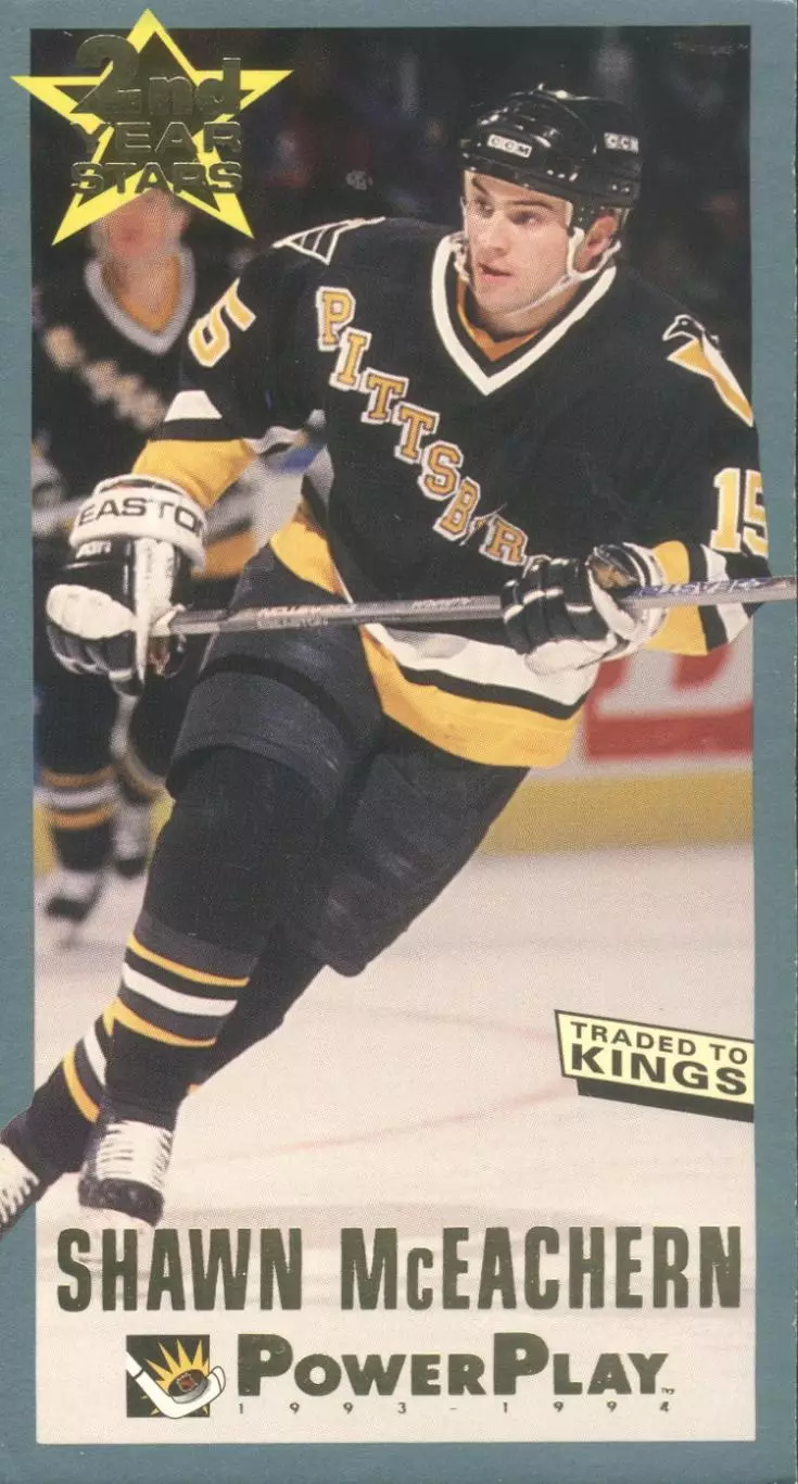 Хоккейная карточка 1993-94 PowerPlay Second Year Stars #7 Шон МакИчерн