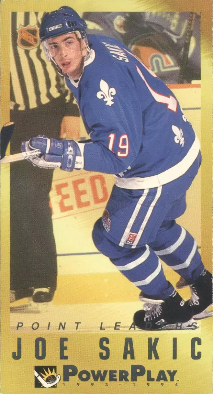 Хоккейная карточка 1993-94 PowerPlay Point Leaders #15 Джо Сакик