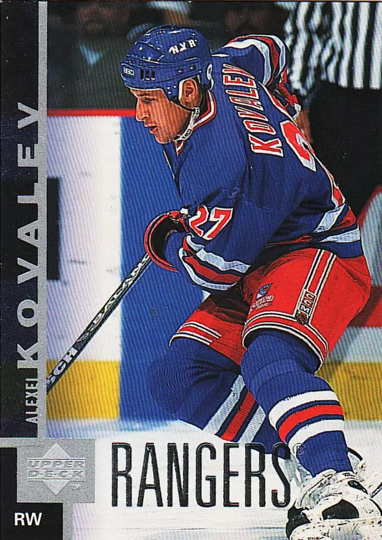 Хоккейная карточка 1997-98 Upper Deck #319 Алексей Ковалев