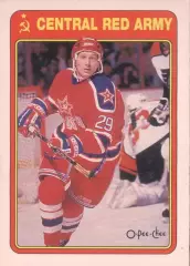 Хоккейная карточка 1990-91 O-PEE-CHEE Red Army 8R Игорь Чибирев