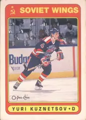 Хоккейная карточка 1991-92 O-Pee-Chee #489 Юрий Кузнецов