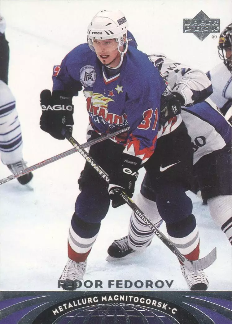 Хоккейная карточка 2004-05 UD Hockey All-World Edition #40 Федор Федоров