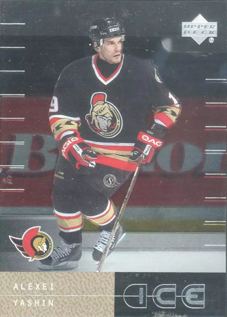 Хоккейная карточка 2000-01 Upper Deck Ice #74 Алексей Яшин