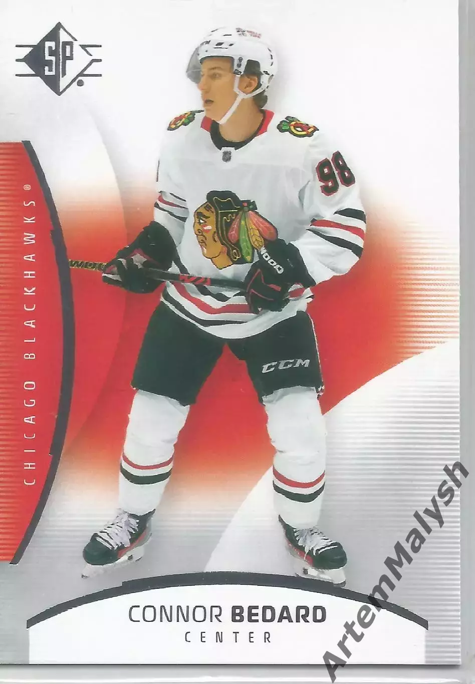 Карточка НХЛ.Upper Deck SP 2025-2026.Коннор Бедард /Connor Bedard (Чикаго)