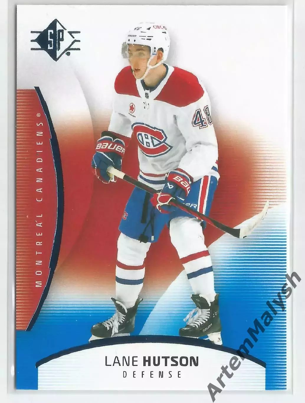 Карточка НХЛ.Upper Deck SP 2025-2026.Лейн Хатсон /Lane Hutson (Монреаль)