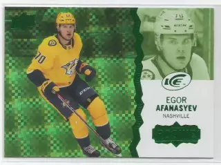 Карточка НХЛ.Upper Deck Ice 2023-2024. Егор Афанасьев Нэшвилл/ЦСКА/Авангард