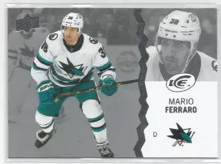 Карточка НХЛ.Upper Deck Ice 2023-24. Mario Ferraro (Марио Ферраро) Сан-Хосе