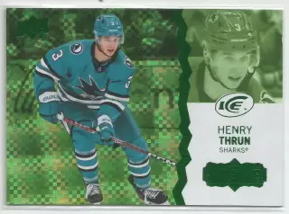 Карточка НХЛ.Upper Deck Ice 2023-24. Henry Thrun (Генри Трун) Сан-Хосе