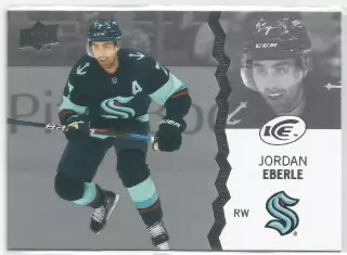 Карточка НХЛ.Upper Deck Ice 2023-24. Jordan Eberle (Джордан Эберле) Сиэтл Кракен