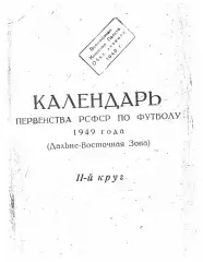 Комсомольск-на-Амуре 1949 Первенство РСФСР. Дальне-Восточная зона (копия)