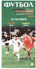 Амкар Пермь - Химки 10.10.2003