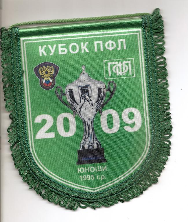 Вымпел Кубка ПФЛ 2009 год среди юношей 1995 г.р.