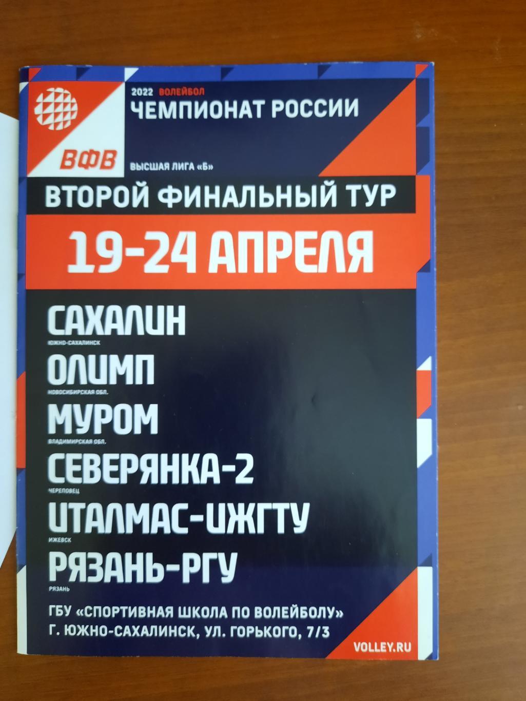 Муром Куйбышев Ижевск Рязань Череповец Финал высшей лиги Б 2022