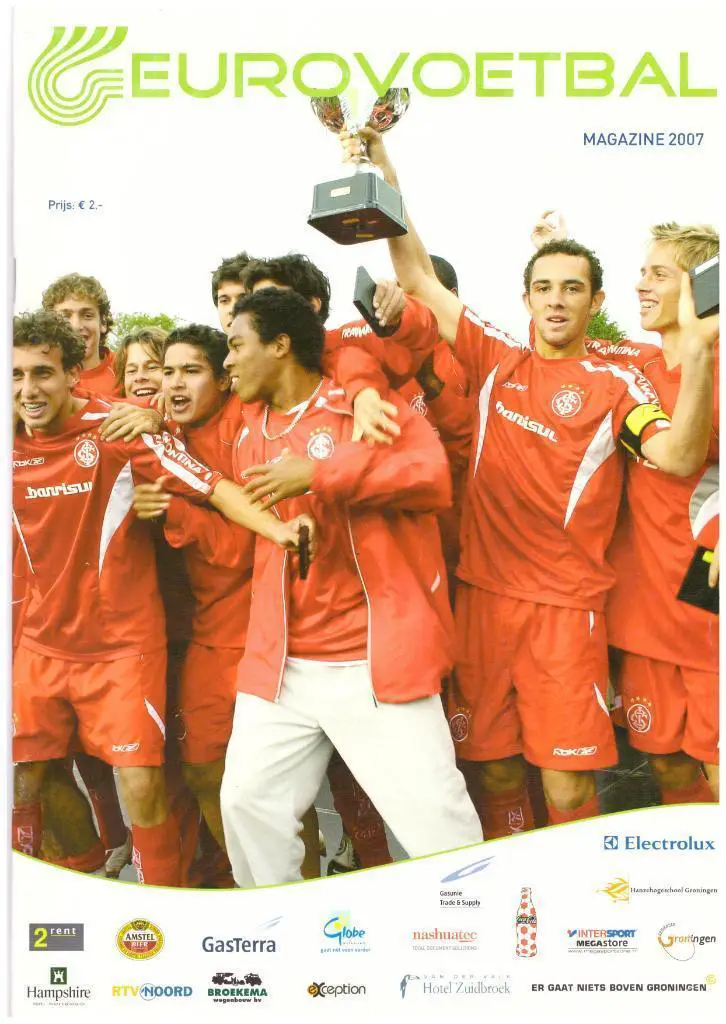 Зенит Санкт-Петербург. Юношеский турнир в Голландии 2007 год