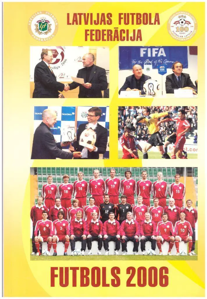 Латвия - 2006 (Рига). Ежегодник федерации футбола Латвии