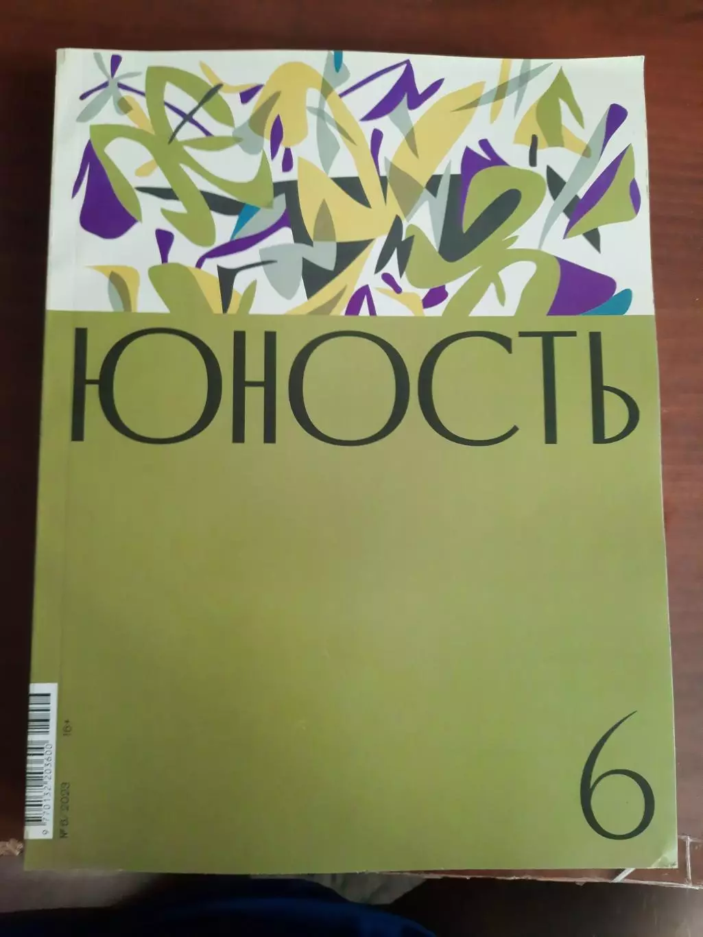 Журнал Юность № 6 2023 год