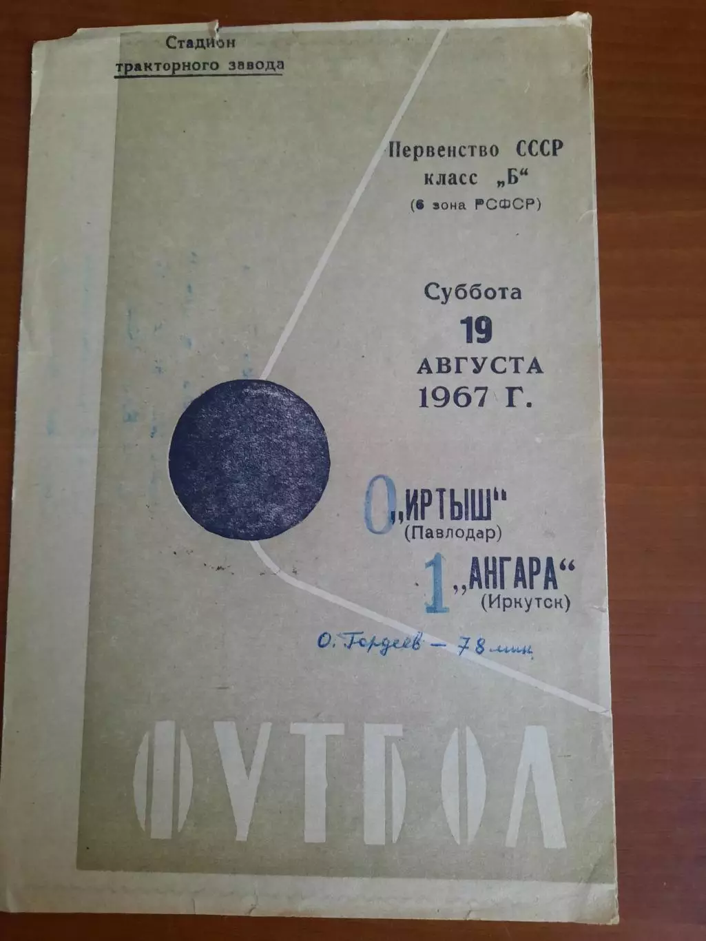 Иртыш Павлодар Ангара Иркутск 19.08.1967