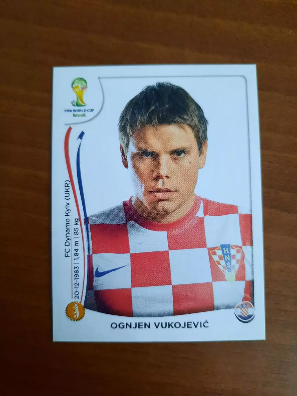 ЧМ-2014 Бразилия Панини № 60 Огнен Вукоевич