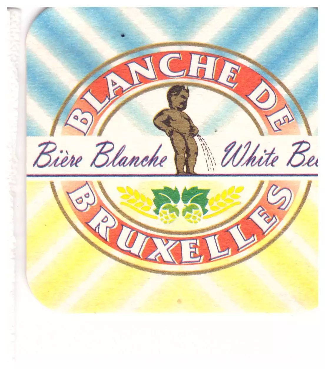 Подставка под пиво Blanche de Bruxelles