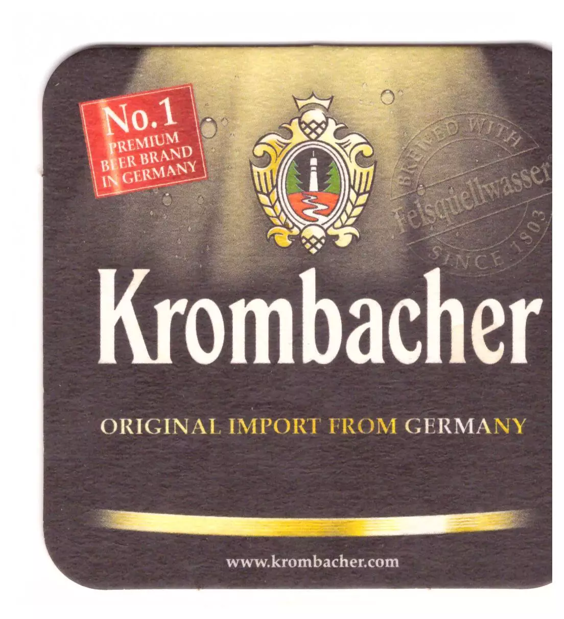 Подставка под пиво Krombacher