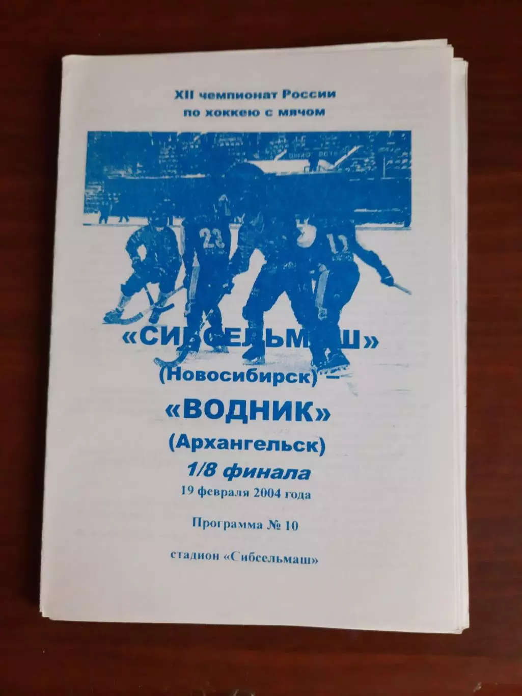Сибсельмаш Новосибирск - Водник Архангельск 19.02.2004