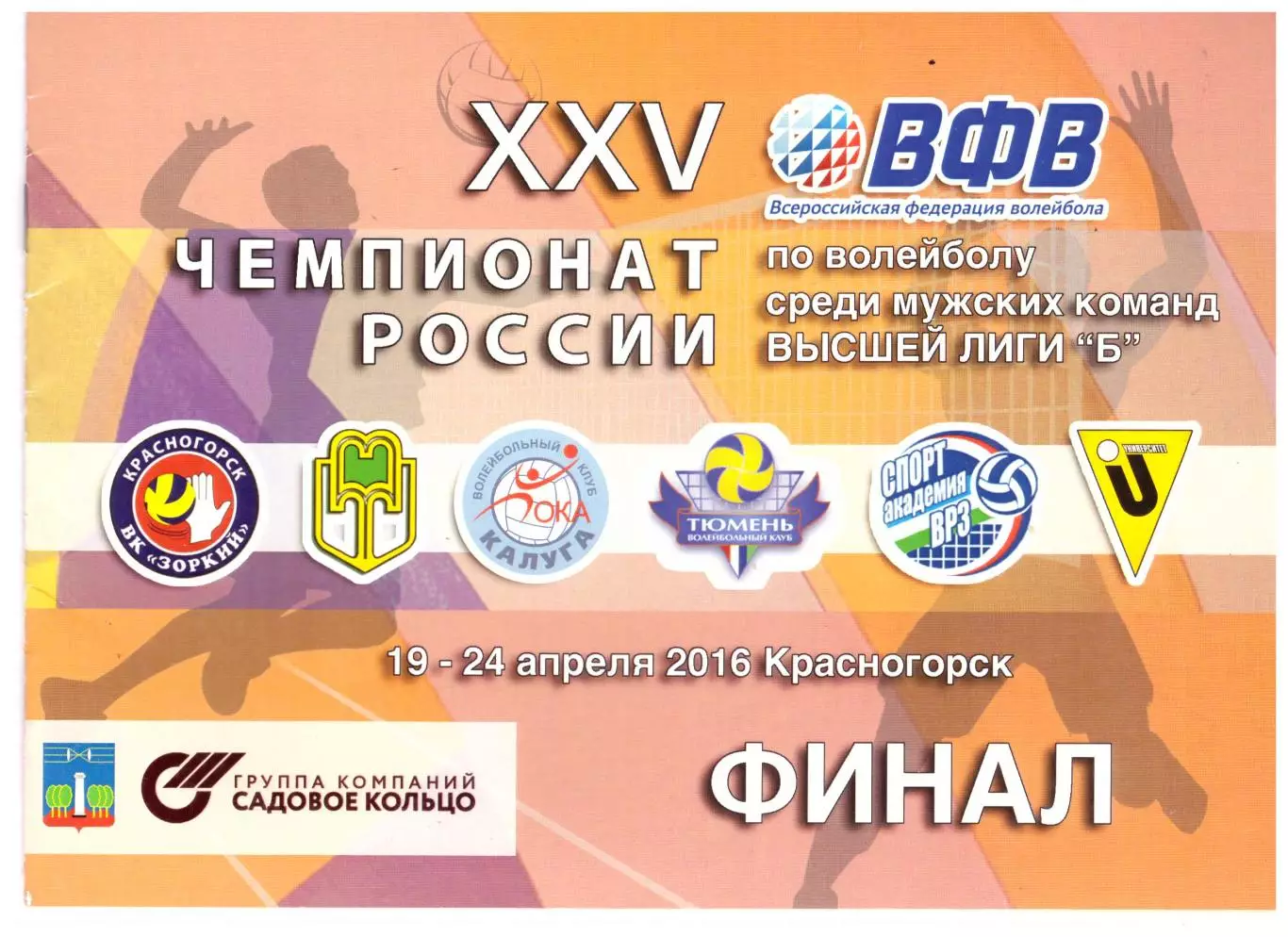 Чемпионат России по волейболу Высшая лига Б Финал 2016 Красногорск