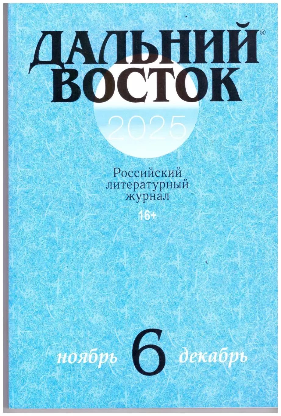 Литературный журнал Дальний Восток (Хабаровск) № 6 2025