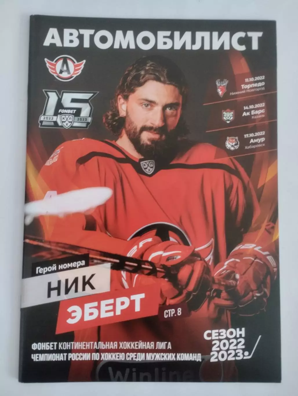 Автомобилист Екатеринбург - Торпедо Нижний Новгород, Ак Барс, Амур 2022/2023