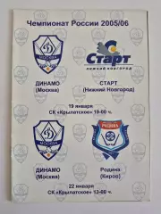 Динамо Москва - Старт Нижний Новгород, Родина Киров 19/22.01.2006
