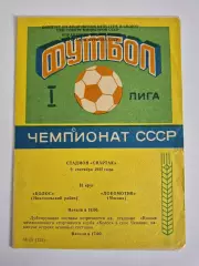 Колос Никополь - Локомотив Москва - 09.09.1982