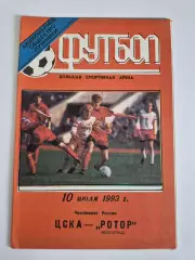 ЦСКА (Москва) - Ротор (Волгоград) 10.07.1993