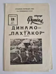 Динамо (Москва) - Пахтакор (Ташкент) 12.06.1978