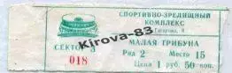 Зенит - СКА Карпаты 1982