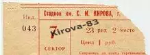 Зенит - Динамо Тбилиси 1983