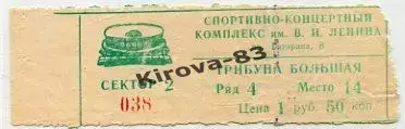 Зенит - Луруп Гамбург 1984