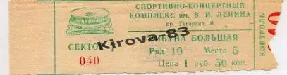 Зенит - Марица (Пловдив, Болгария) 1984