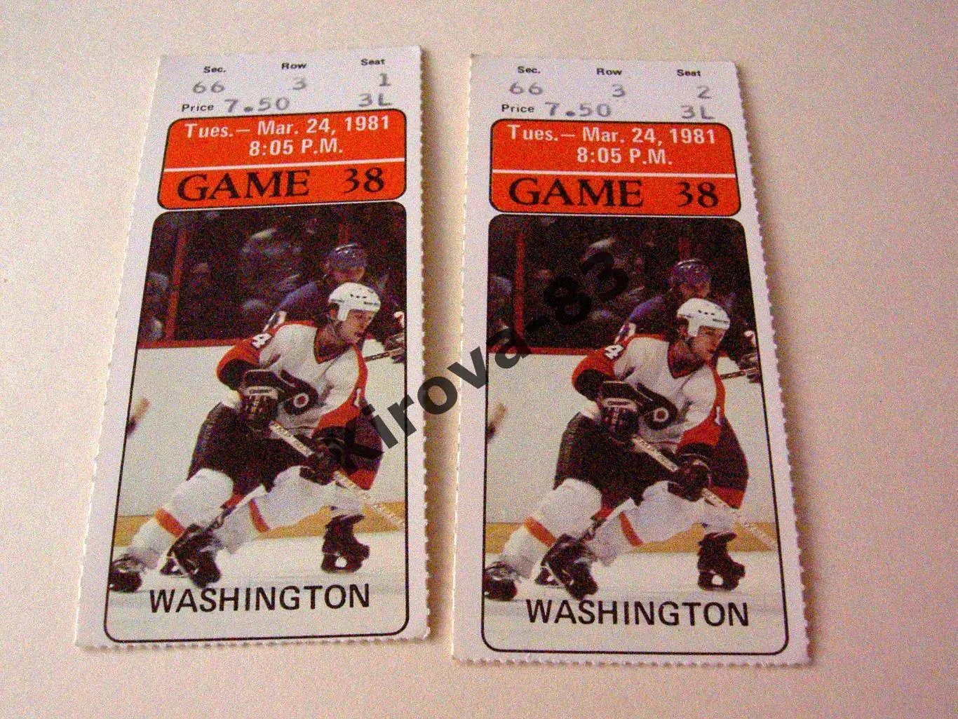 НХЛ Филадэльфия Флайерс - Вашингтон Кэпиталс 1981