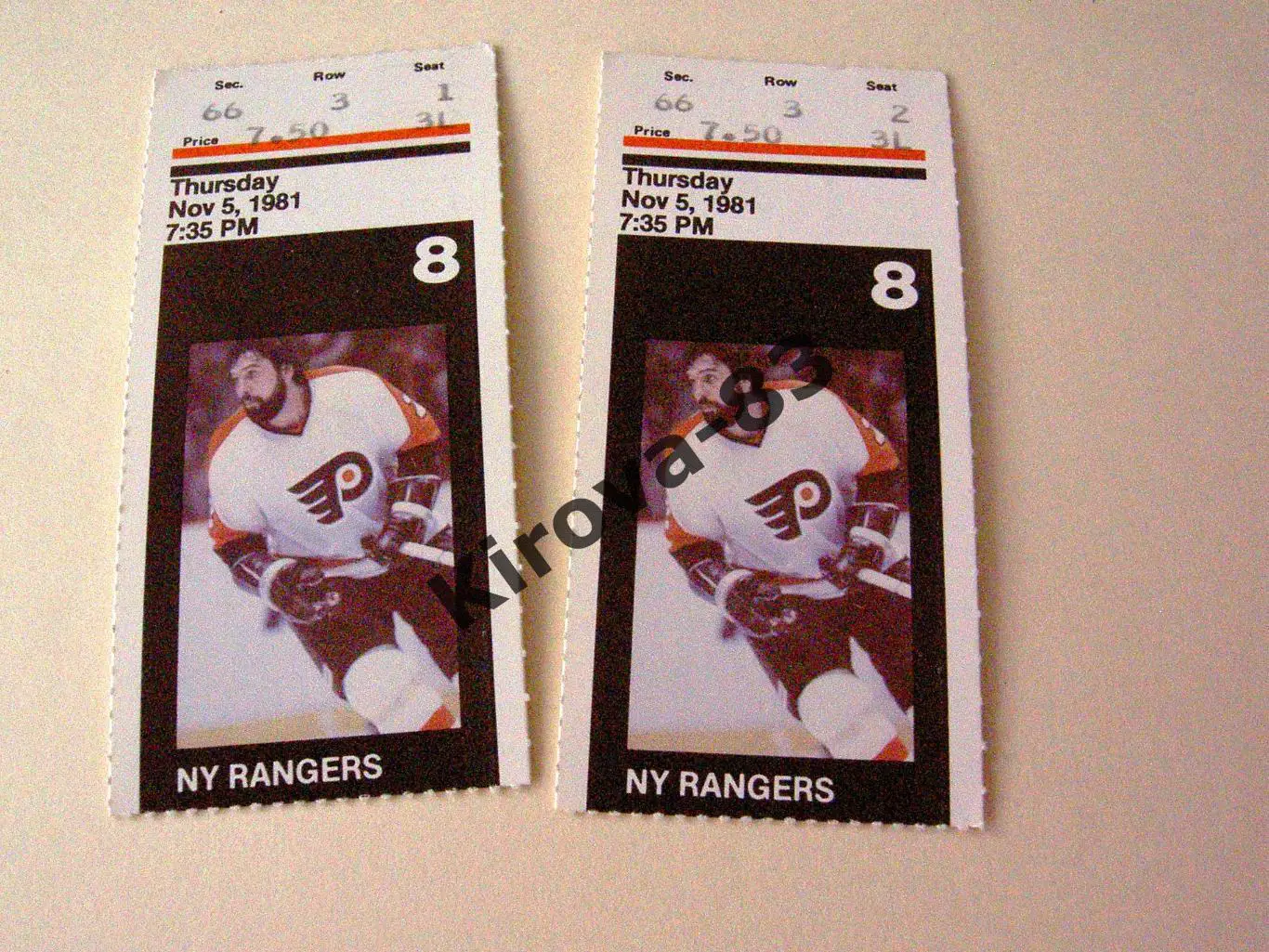 НХЛ Филадэльфия Флайерс - Нью Йорк Рейнджерс 1981