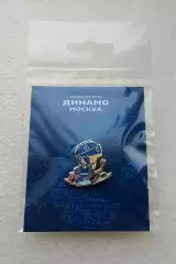 Значок ХК ДИНАМО Москва - официальное издание (сезон 2018/19).