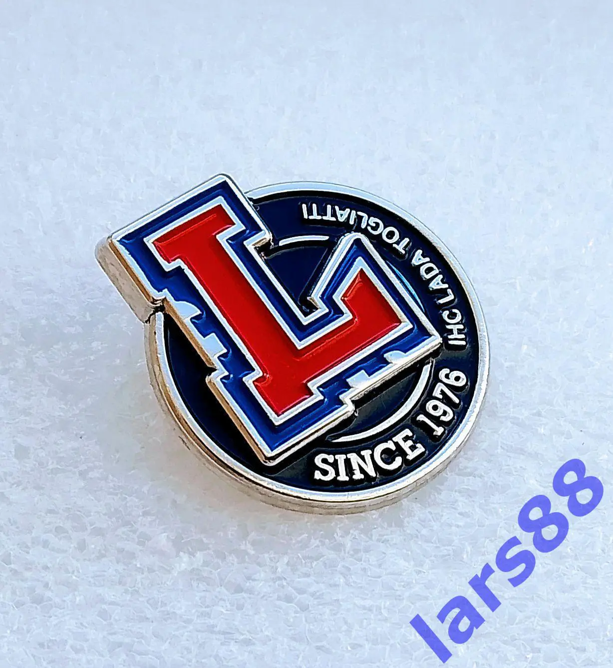 Значок ХК ЛАДА Тольятти (КХЛ,чёрный)- официальное издание (2016/17) 1