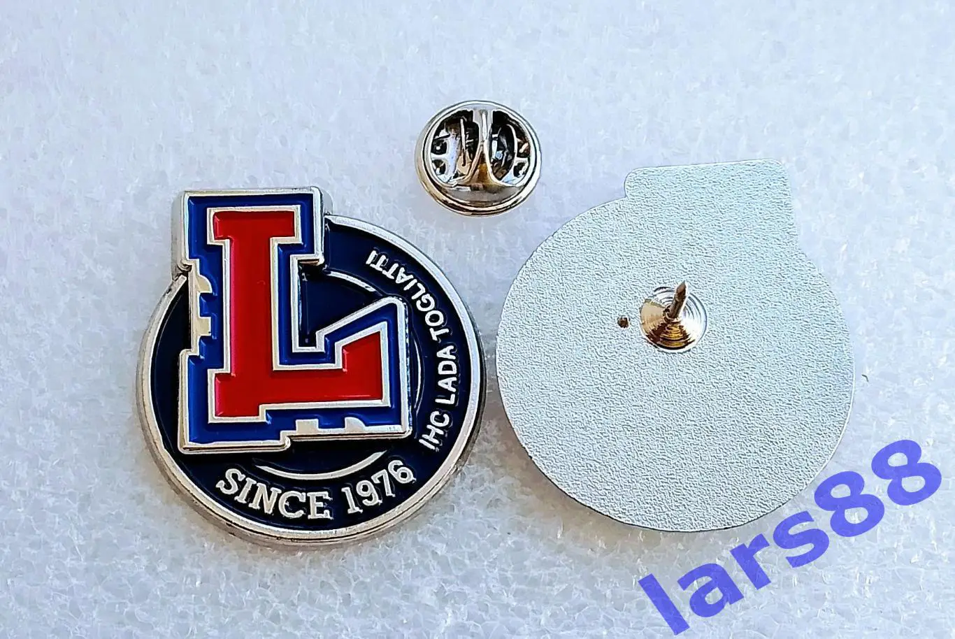 Значок ХК ЛАДА Тольятти (КХЛ,чёрный)- официальное издание (2016/17) 2