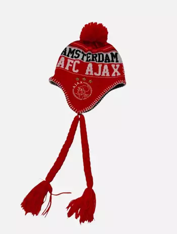Оригинальная зимняя шапка-ушанка AFC Ajax (официальный мерч) 1