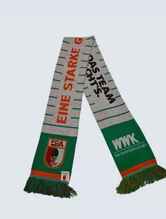 Оригинальный футбольный шарф ФК Аугсбург (FC Augsburg 1907) — Бундеслига
