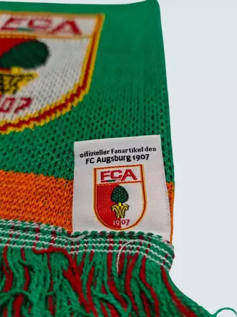 Оригинальный футбольный шарф ФК Аугсбург (FC Augsburg 1907) — Бундеслига 1